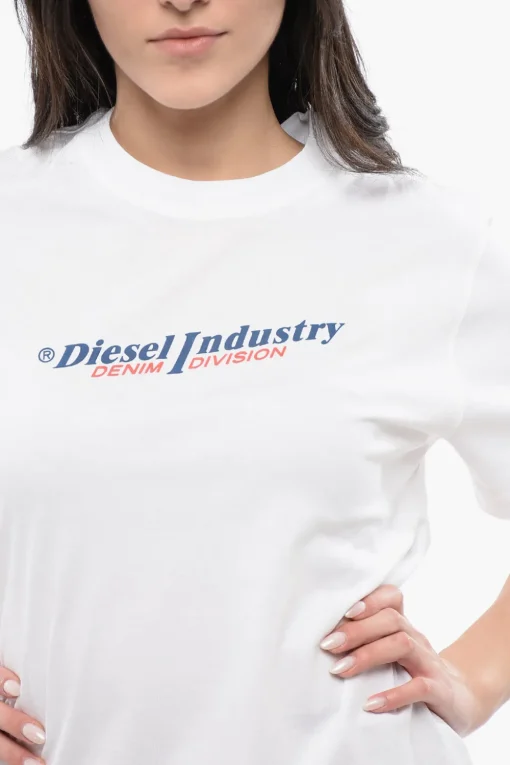 Vestito T-shirt D-EGOR In Cotone con Stampa in Rilievo>Diesel Online