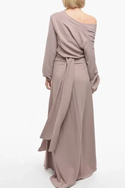 Vestito Wrap con Cintura>Super Blond Discount