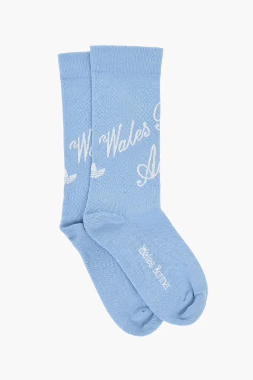 Outlet WALES BONNER Calzini Lunghi con Logo All-Over Uomo Intimo