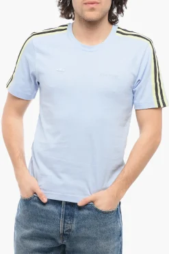 WALES BONNER T-shirt Girocollo con Bande a Contrasto>Adidas Online