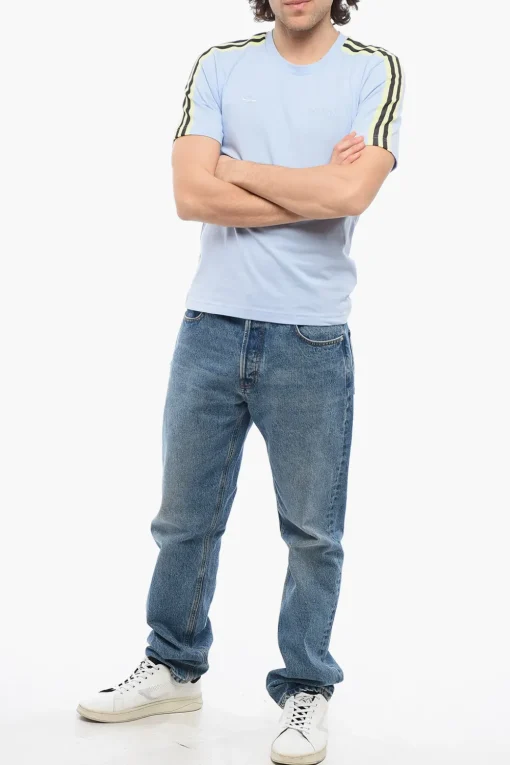 WALES BONNER T-shirt Girocollo con Bande a Contrasto>Adidas Online