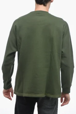 WHITE MOUNTAINEERING Felpa Girocollo in Cotone Garzato con Taschino>Paul & Shark New