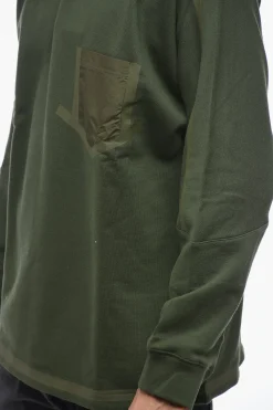 WHITE MOUNTAINEERING Felpa Girocollo in Cotone Garzato con Taschino></noscript>Paul & Shark New