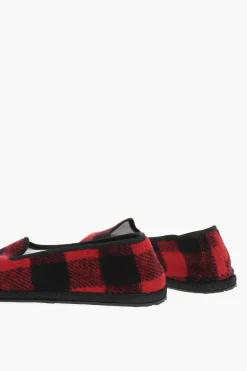 Online WOOLRICH Ballerine in Lana a Quadri Buffalo Donna Ballerine|Scarpe Basse