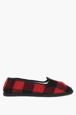 Online WOOLRICH Ballerine in Lana a Quadri Buffalo Donna Ballerine|Scarpe Basse