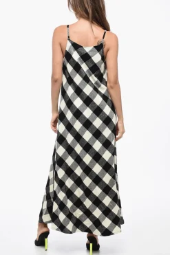 W'S ARCHIVE CHECK LONG DRESS>Woolrich Discount