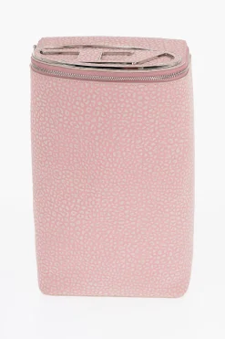 Zaino in Pelle Goffrata con Logo Applicato>Diesel Fashion