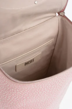 Zaino in Pelle Goffrata con Logo Applicato></noscript>Diesel Fashion
