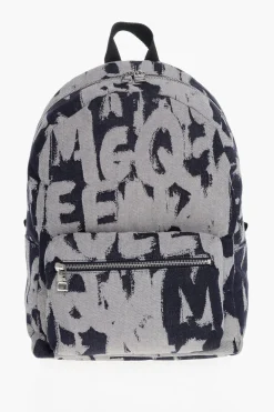 Online Zaino METROPOLITAN in Denim Jacquard Motivo Monogram Uomo Zaini