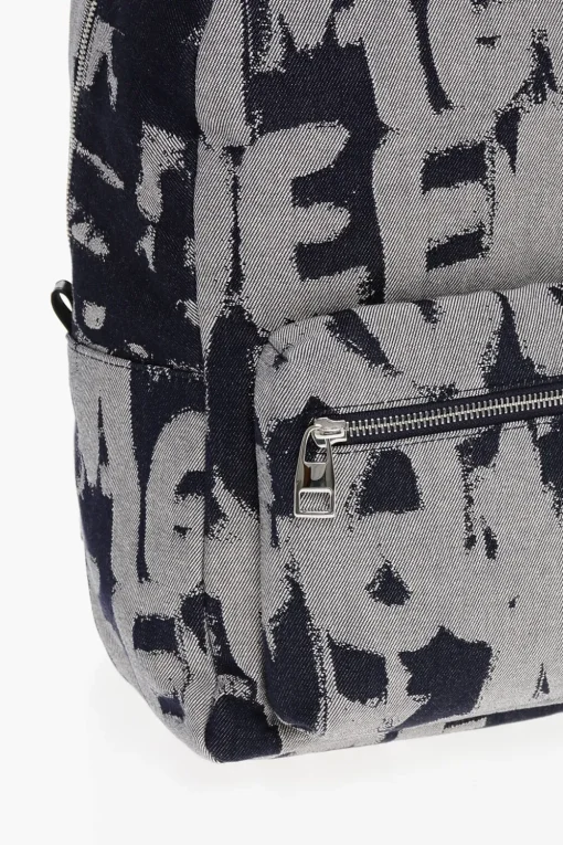 Online Zaino METROPOLITAN in Denim Jacquard Motivo Monogram Uomo Zaini