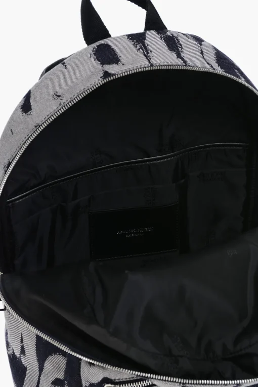 Online Zaino METROPOLITAN in Denim Jacquard Motivo Monogram Uomo Zaini